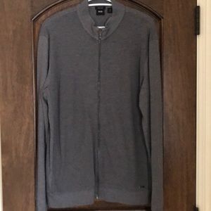 Hugo Boss zip up sweater